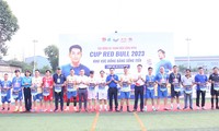 Khai mạc Giải bóng đá Thanh niên công nhân Cup Red Bull 2023 khu vực Đồng bằng Sông Tiền