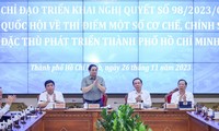 Triển khai hiệu quả các cơ chế, chính sách đặc thù, tạo bước chuyển đột phá trong phát triển Thành phố Hồ Chí Minh