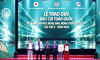 Trao Giải báo chí toàn quốc về nông nghiệp, nông dân, nông thôn Việt Nam lần thứ II năm 2024