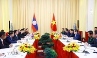 Thủ tướng Phạm Minh Chính hội kiến Tổng Bí thư Lào Thongloun Sisoulith