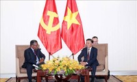Thường trực Ban Bí thư Trần Cẩm Tú tiếp Ủy viên Bộ Chính trị Đảng Phong trào Nhân dân Giải phóng Angola