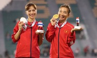 Vận động viên điền kinh Nguyễn Thị Oanh giành huy chương vàng thứ 3 tại SEA Games 33