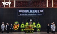 Tổ chức trọng thể Lễ tang nguyên Phó Chủ tịch Hội đồng Bộ trưởng Đoàn Duy Thành