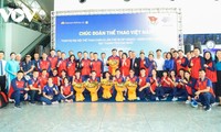 Vietnamese athletes depart for ASIAD 19 in Hangzhou, China