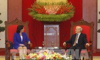 Party leader receives new Cuban Ambassador