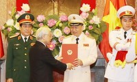 Senior public security, defense officers receive rank of General