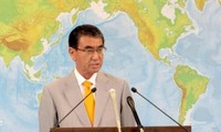 Japanese FM stresses need of upholding law in East Sea