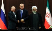 Russia, Iran, Turkey adopt joint statement on Syria