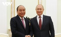 President Nguyen Xuan Phuc holds talks with Russian counterpart Vladimir Putin