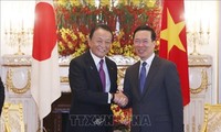 President Vo Van Thuong hosts leaders of Japanese parties, parliamentarians