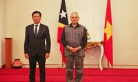 Đại sứ Tạ Văn Thông trình Quốc thư lên Tổng thống Cộng hòa Dân chủ Timor Leste