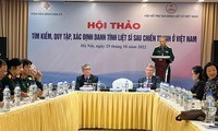 Đẩy mạnh hợp tác tìm kiếm, quy tập, xác định danh tính liệt sỹ sau chiến tranh ở Việt Nam