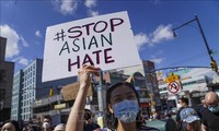 US demonstrators rally nationwide against anti-Asian violence