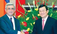 Culmina la visita oficial del Presidente de Armenia a Vietnam