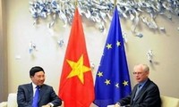 Canciller vietnamita sostiene conversaciones con dirigentes europeos