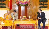 Vice premier vietnamita recibe a delegación budista de Camboya