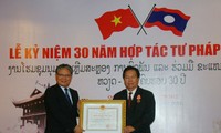 Conmemoran 30 años de cooperación judicial Vietnam- Laos