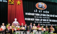 Localidades vietnamitas celebran 88 años de fundación del Partido Comunista