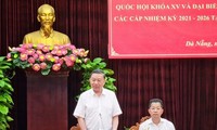 Dirigente vietnamita inspeccionan preparativos electorales en Da Nang