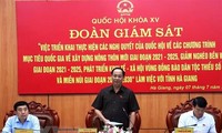 El vicepresidente del Parlamento Tran Quang Phuong visita Ha Giang