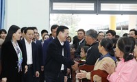 Presidente Vo Van Thuong visita comuna de nueva ruralidad en Quang Ngai