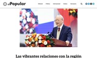 Prensa sudamericana subraya doctrina “diplomacia de bambú” de Vietnam