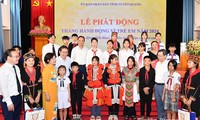 Localidades vietnamitas lanzan Mes de Acción por la Infancia 2024