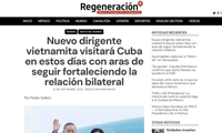 Medios mexicanos: Relaciones Vietnam-Cuba consideradas modelo de solidaridad internacional