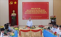 Máximo dirigente de Vietnam realiza visita de trabajo en la isla Con Co 