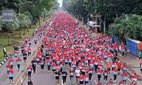 การแข่งขันวิ่งมาราธอนระหว่างประเทศจาการ์ตาดึงดูดนักกีฬาจาก 51 ประเทศเข้าร่วม