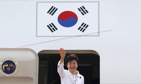 South Korea’s President Park Geun Hye begins China visit