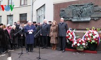  A signboard of memory to praise diplomats in the Great Patriotic War