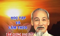 Writing contest on Uncle Ho's moral example 