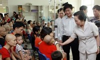 Children with cancer receive gifts on International Children’s Day