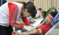 100 blood donors honored