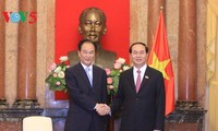 President Tran Dai Quang receives Chinese Xinhua News Agency Chief