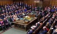 British lawmakers reject Brexit deal for the third time 