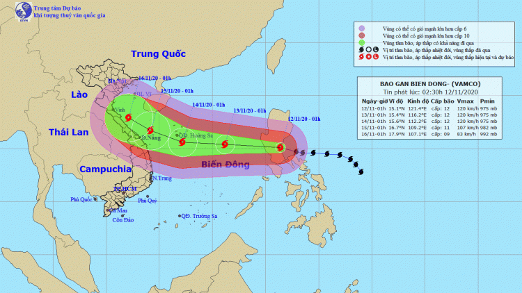 Coastal central localities brace for storm Vamco