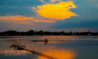 The beauty of water-rising season in Hau Giang