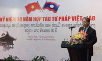 Vietnam und Laos feiern den 30. Jahrestag der Justizzusammenarbeit