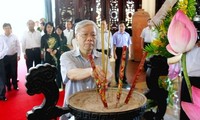 KPV-Generalsekretär Nguyen Phu Trong zum Besuch in Vinh Long