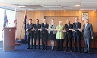 Zeremonie des Flaggenhissens zum ASEAN-Gründungstag in Westaustralien