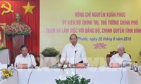 Premierminister Nguyen Xuan Phuc tagt mit Leitern der Provinz Binh Phuoc