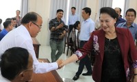 Parlamentspräsidentin Nguyen Thi Kim Ngan trifft Wähler in Can Tho