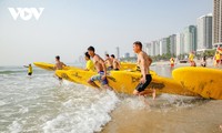 Rettungsteams nehmen am internationalen Wettbewerb für Rettungsschwimmer in Da Nang teil