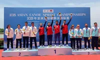 Vietnams Mannschaft gewinnt Goldmedaille bei Asiatischer Kanu-Rennsportmeisterschaft