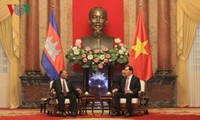 President Tran Dai Quang receives Cambodia’s top legislator  