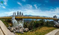 Da Nang city’s Golden Bridge goes viral