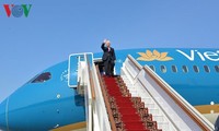 Party leader begins Russia visit