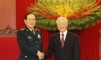 Party leader hosts Chinese Defense Minister